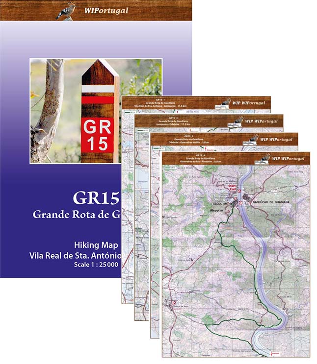 Along the River Guadiana - All 4 Maps Along the River Guadiana - All 4 Maps