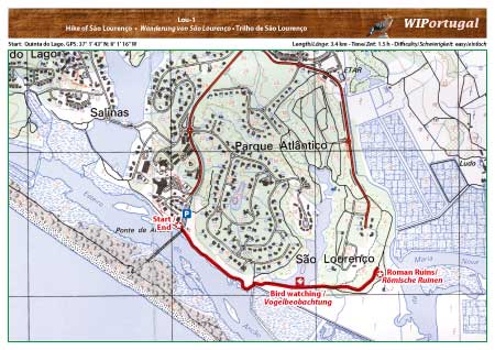 Hiking Map Trilho de São Lourenço
