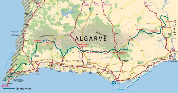 Via Algarviana Übersicht